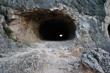 La vecchia galleria di Cala Gonone