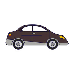 Car sedan vehicle isolated