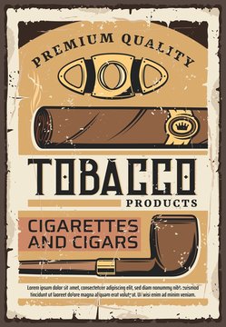 Premium quality tobacco cigars and cigarettes