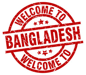 welcome to Bangladesh red stamp