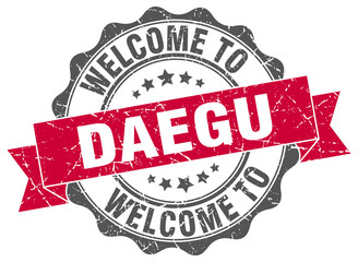Fototapeta premium Daegu round ribbon seal