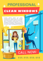 Professional window cleaning rope access service