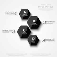 Vector abstract polygons background illustration