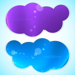 Set of abstract vector banners.