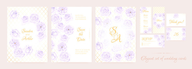 Wedding Invitation Floral Collection.