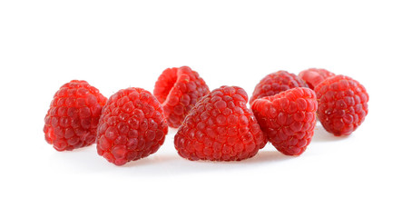 Raspberry isolated on white background