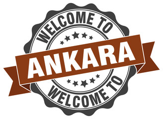 Ankara round ribbon seal
