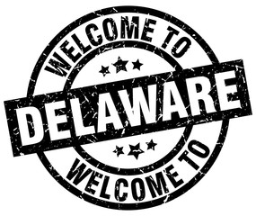 welcome to Delaware black stamp