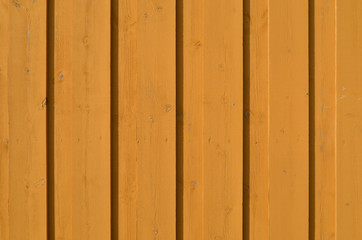 Yellow wooden wall. Texture