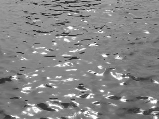 black and white water wave in river texture