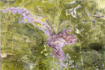 Green and white patterned real natural marble stone texture background for product design