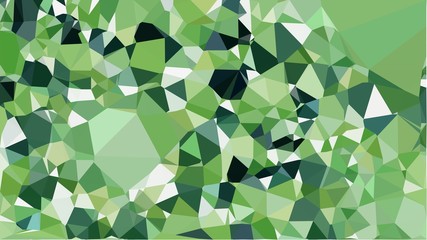 green abstract low polygon geometric background with triangles for texture and wallpaper