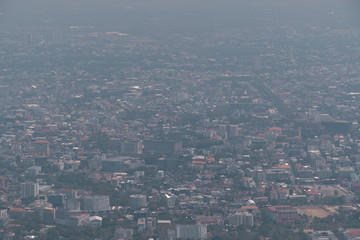 air pollution over Changmai province, Thailand, PM2.5, April 2019