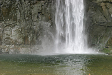 Fototapeta na wymiar The Falls meet the Water