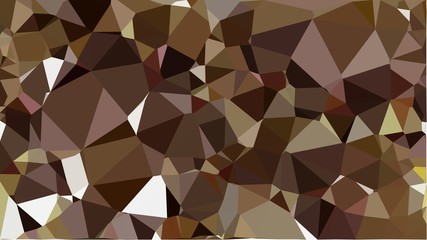 brown abstract low polygon geometric background with triangles for texture and wallpaper