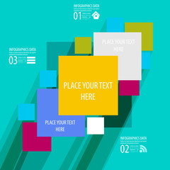 Abstract flat designed background.