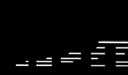 black and white Light on the overpass