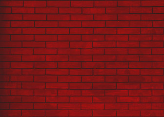 Fototapeta premium red brick wall texture background