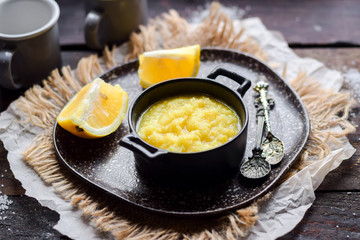 Live jam from lemons and oranges.