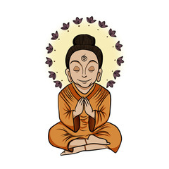 Buda Illustration, Buddha