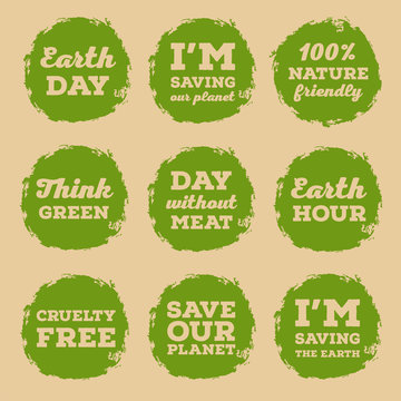 Earth day stamps