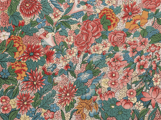 Traditional Chinese floral ornament