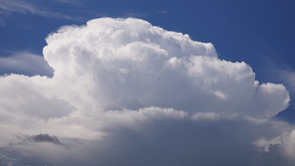 Texture background, pattern, wallpaper. Blue sky with clouds background