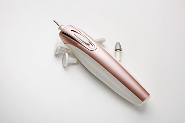 Pedicure milling cutter on white background © Pixel-Shot