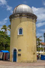 Fototapeta na wymiar Astronomical Observatory, built in 1860, Olinda, Pernambuco, Brazil