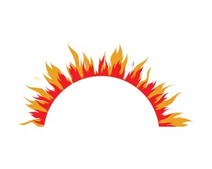 Fire flame Logo Template illustration