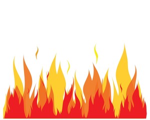 Fire flame Logo Template illustration