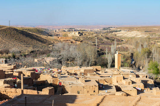 Homes in a Rural Village in Midelt Morocco