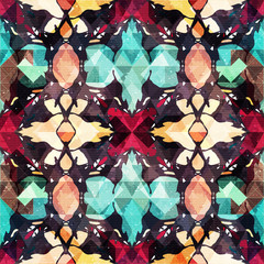 Fototapeta na wymiar abstract seamless color pattern in graffiti style. Quality illustration for your design