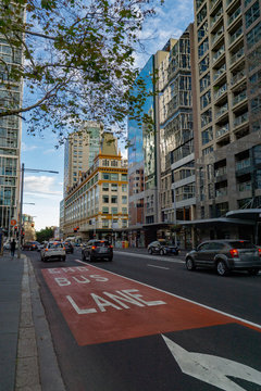 Street In The City Of Sydney