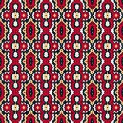 Bright abstract geometric seamless pattern in graffiti style. Quality illustration for your design