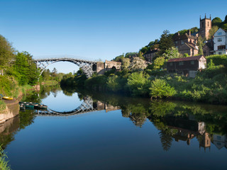 europe, uk, England, Shropshire, Ironbridge daytime
