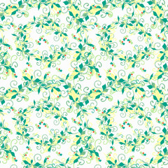 flowers abstract seamless pattern for your design