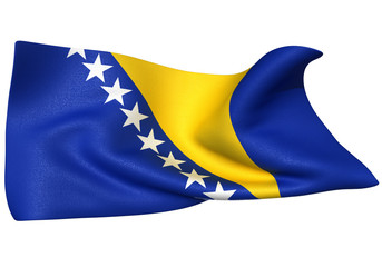 ボスニア・ヘルツェゴビナ 国旗 比率1:2