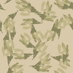 Field camouflage of various shades of green and beige colors