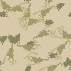 Obraz premium Field camouflage of various shades of green and beige colors