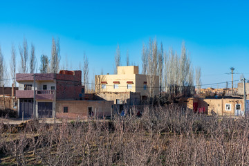 Homes in a Rural Village in Midelt Morocco