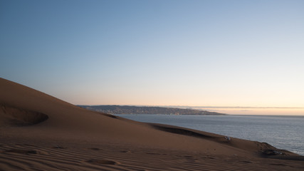 Fototapeta na wymiar Dunes and Sea