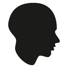 Head silhouette.