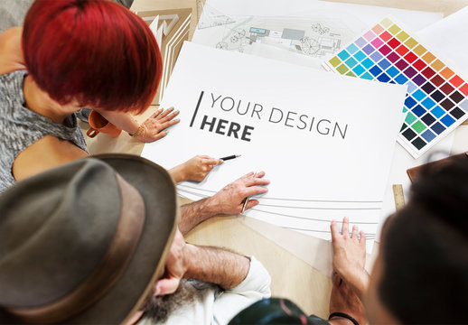 Home Design Architects Brainstorming Mockup