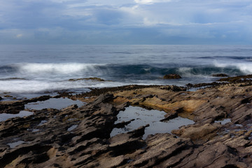 Obraz premium rock coast of the sea