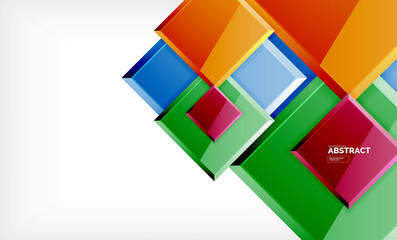 Square geometrical background