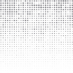 Grey bubbles on white background  