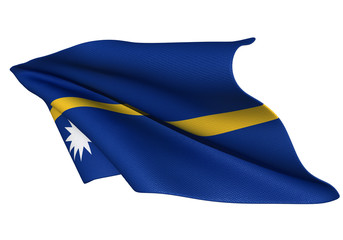 ナウル 国旗 比率1:2