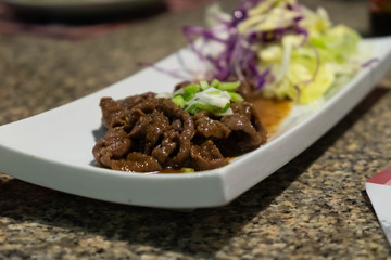 Beef stir-fry sauce.