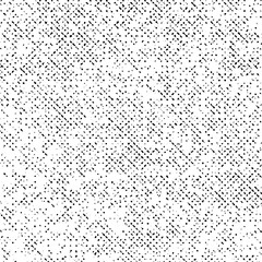 Black Abstract Grunge Texture, Dotted Vector on White Background, Halftone Overlay Design